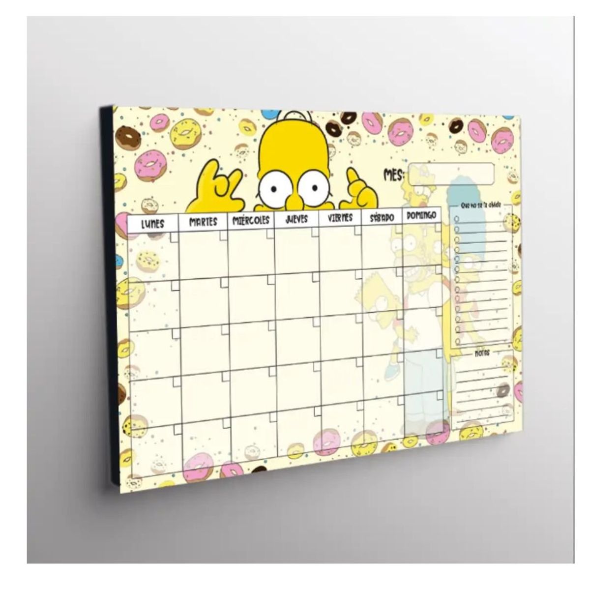 GENERICO - CUADRO PLANIFICADOR PIZARRA - 50x70cm - HOMERO