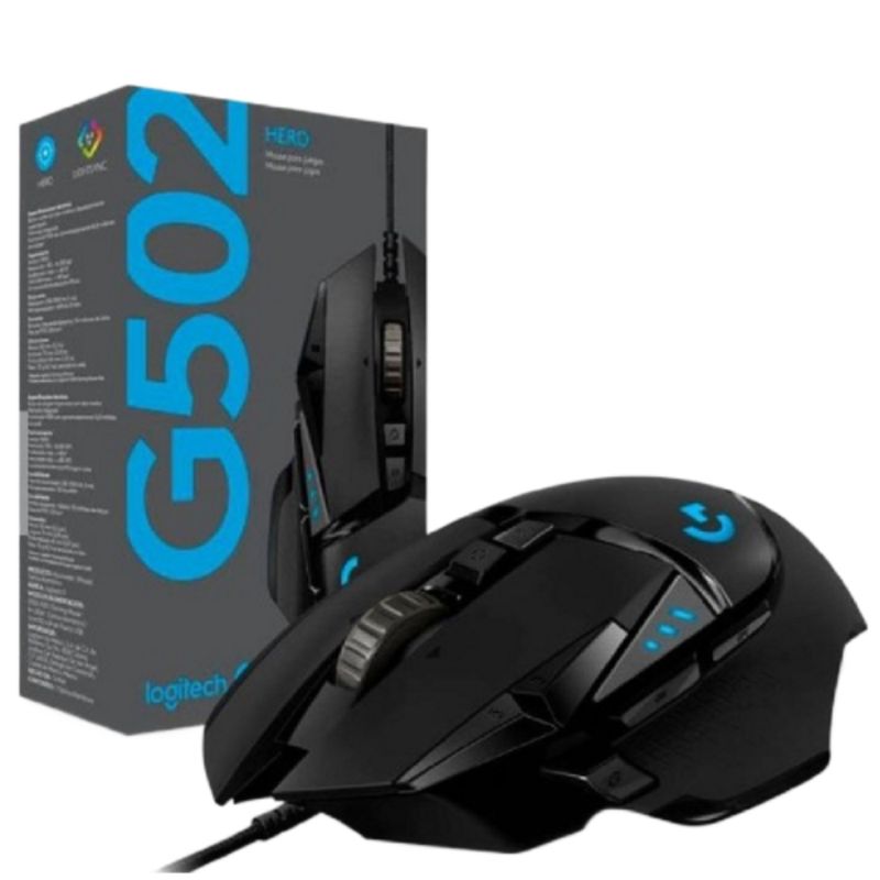 LOGITECH - Mouse Logitech G502 Hero Rgb