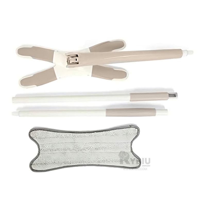 RYBIU IMPORT - Mopa Facil Uso en Beige Y+Regalo Ligas para Peinar