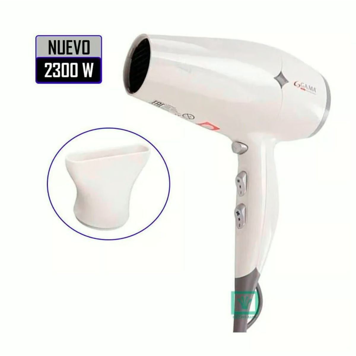 GAMA - Secadora Gama Diamond Ceramic Blanca 2300 Watts