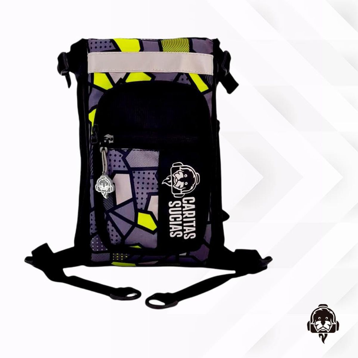 GENERICO - Mochiperro Standley Verde Gris XS