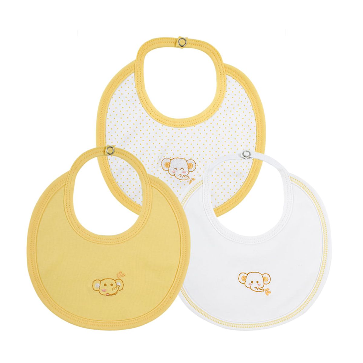 KUKULI - SET BABERO CON BROCHE X3 M0335 UNISEX