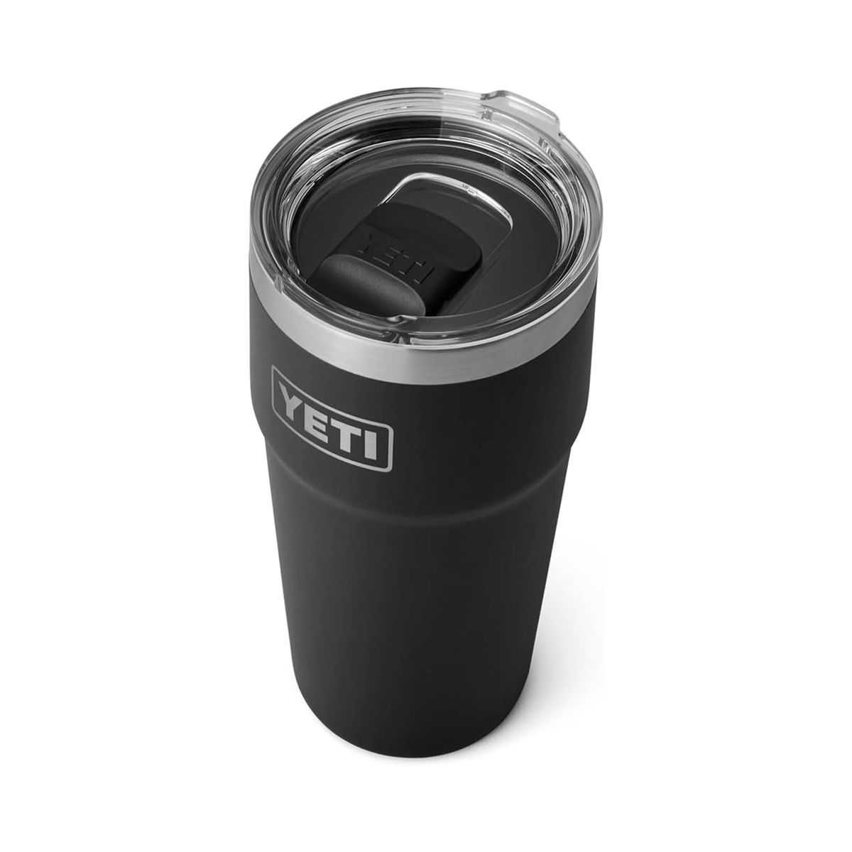 YETI - Vaso de 20oz 600 ml Stackable con Tapa MagSlider color Negro