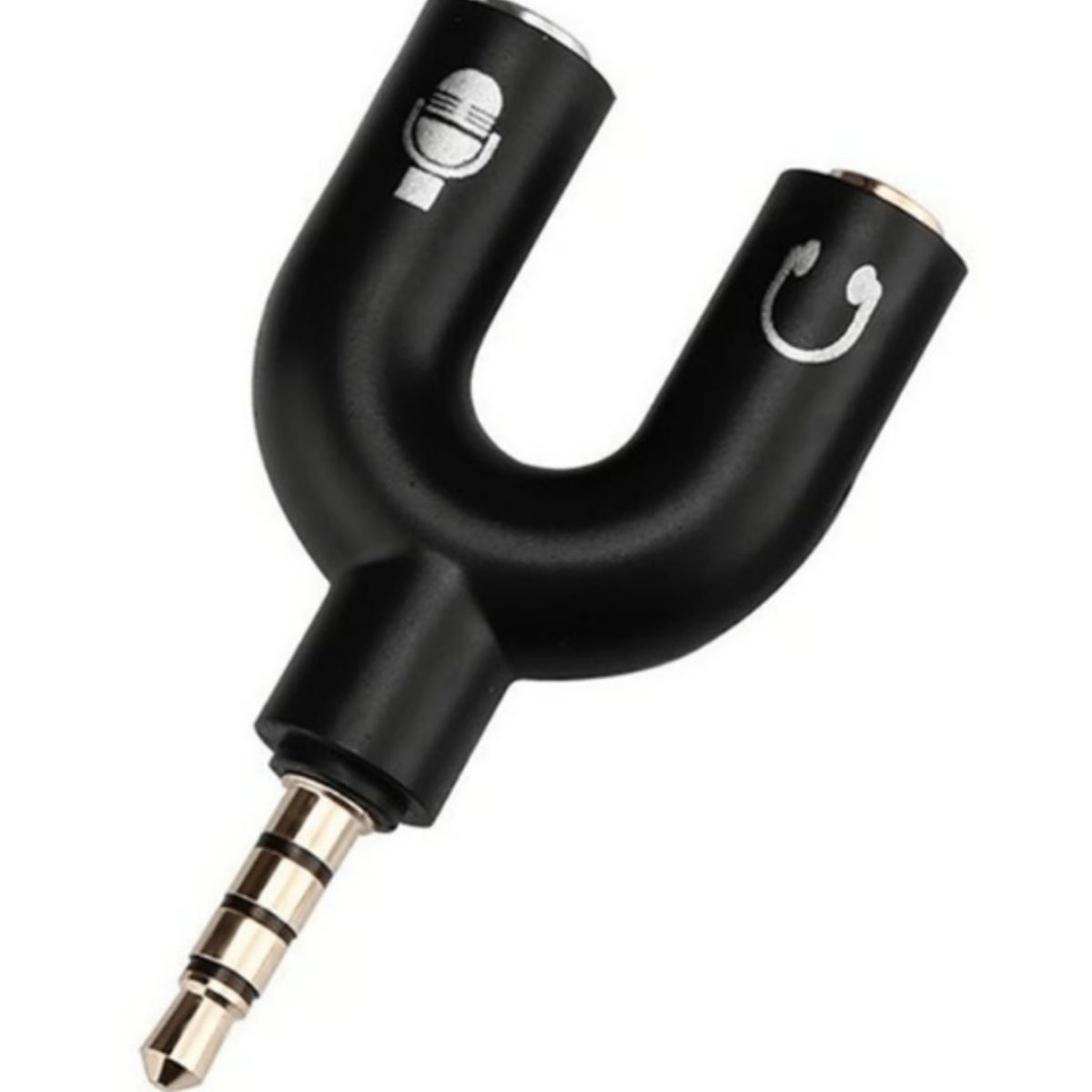 GENERICO - Adaptador Audifonos Divisor Mic y Audio Cable 35mm