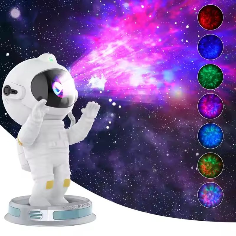 GENERICO - LAMPARA PROYECTOR ASTRONAUTA  CIELO