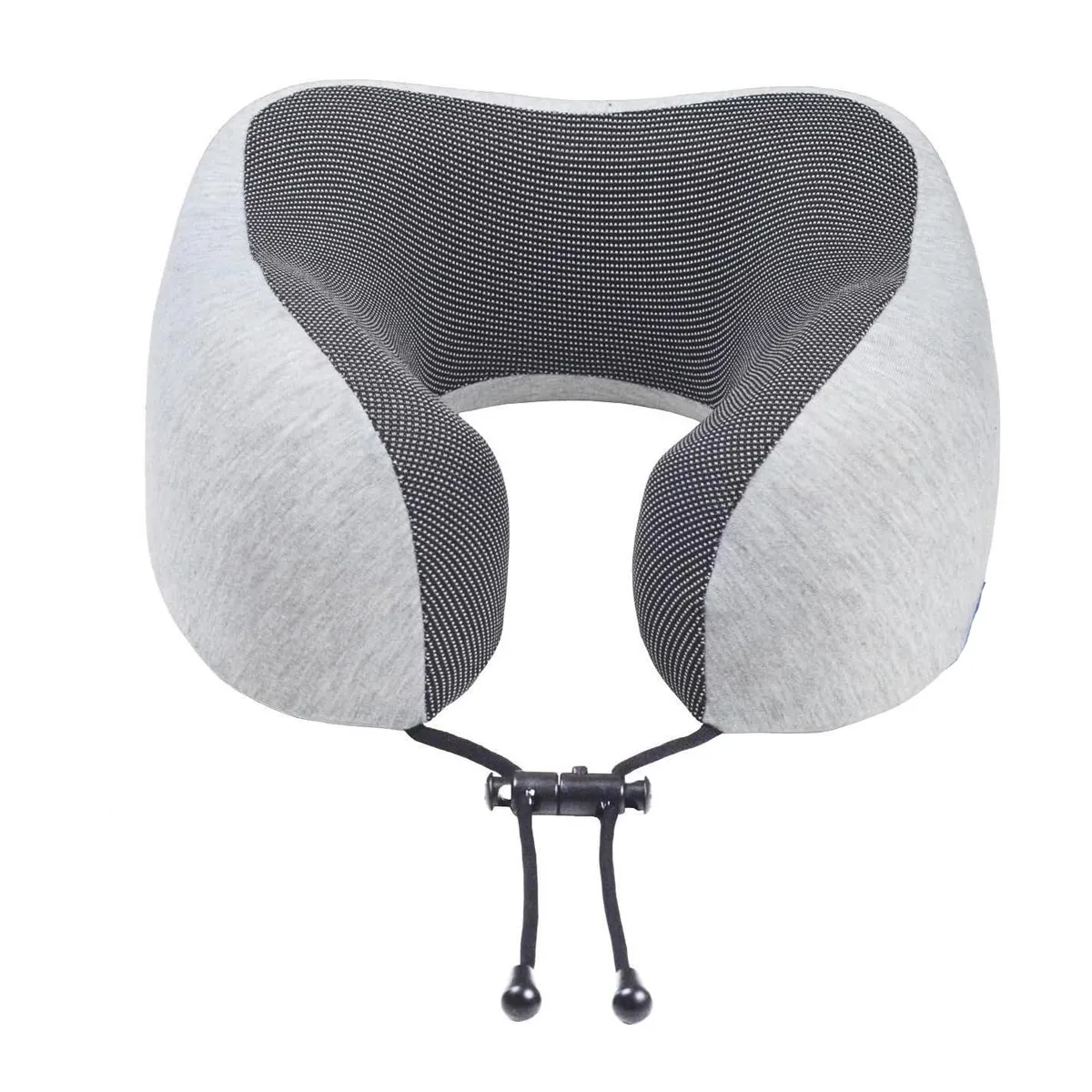 GENERICO - Almohada Viaje para Cuello Plomo Espuma Y+Regalo Stickers