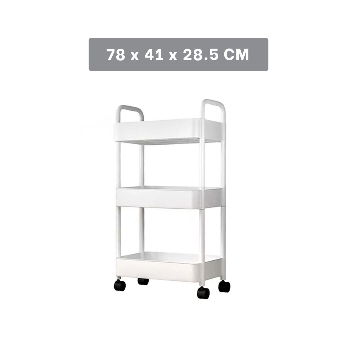 GENERICO - Estante Plastificado en Color Blanco Y+Papel de Regalo