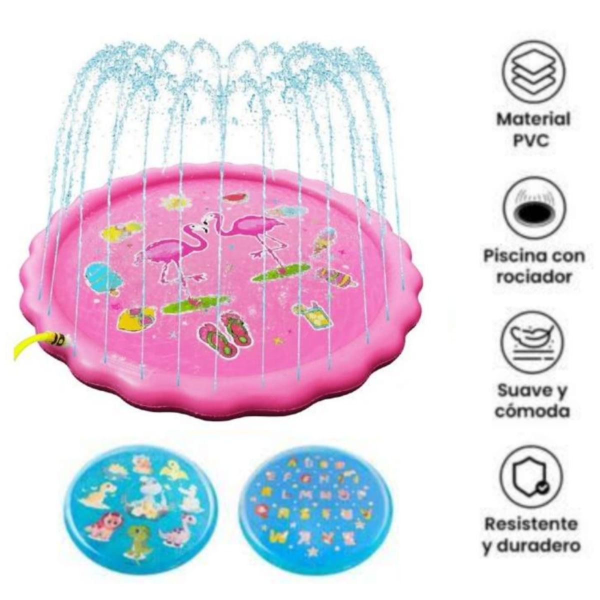 GENERICO - Piscina pileta de agua para niños ROSADO