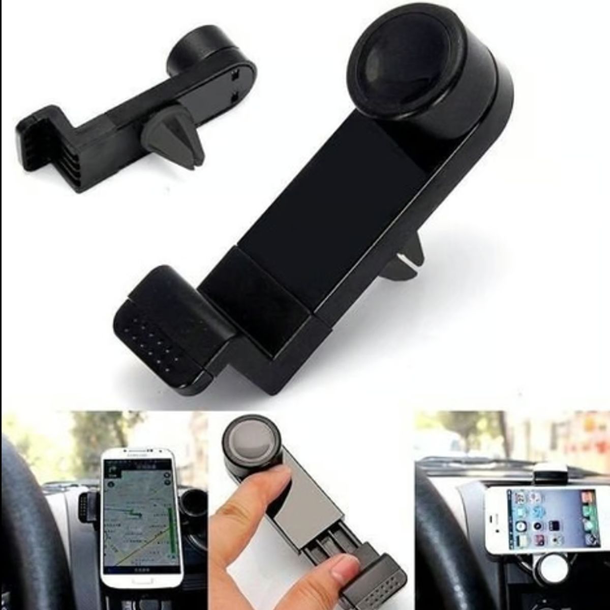 GENERICO - Soporte Holder Para Celular En Aire Acondicionado Auto Carro