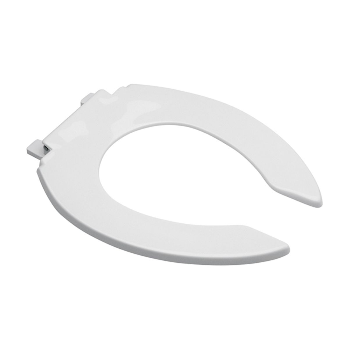 HELVEX - Asiento Elongado Helvex Para Taza Fluxómetro Sin Tapa Blanco