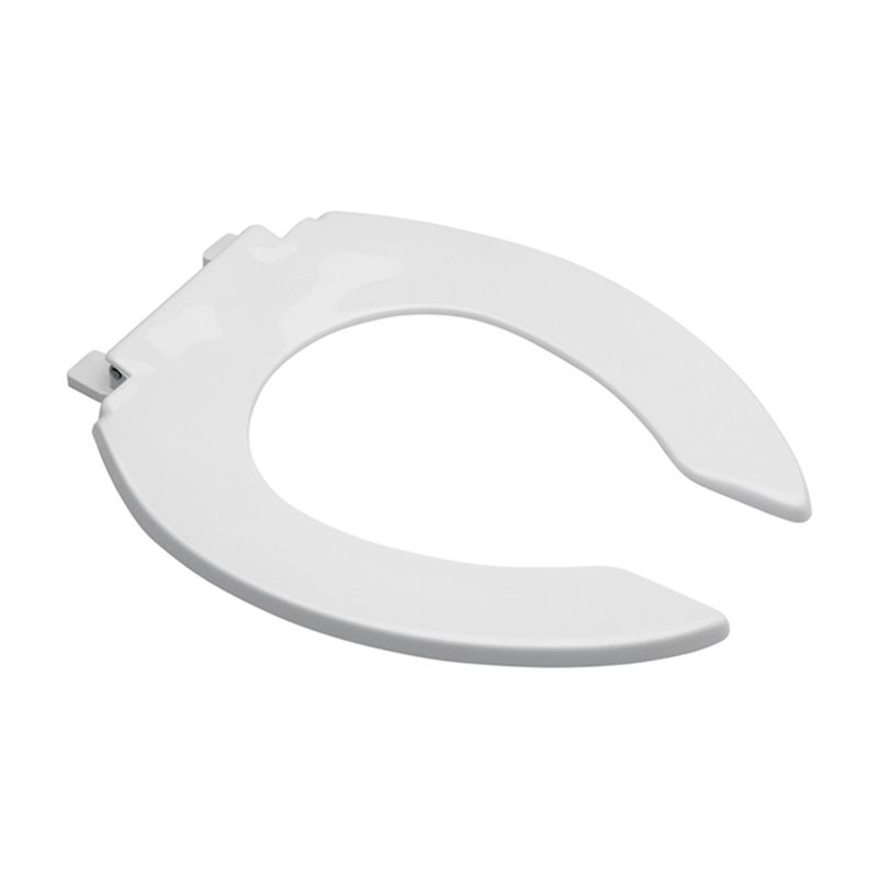 HELVEX - Asiento Elongado Helvex Para Taza Fluxómetro Sin Tapa Blanco