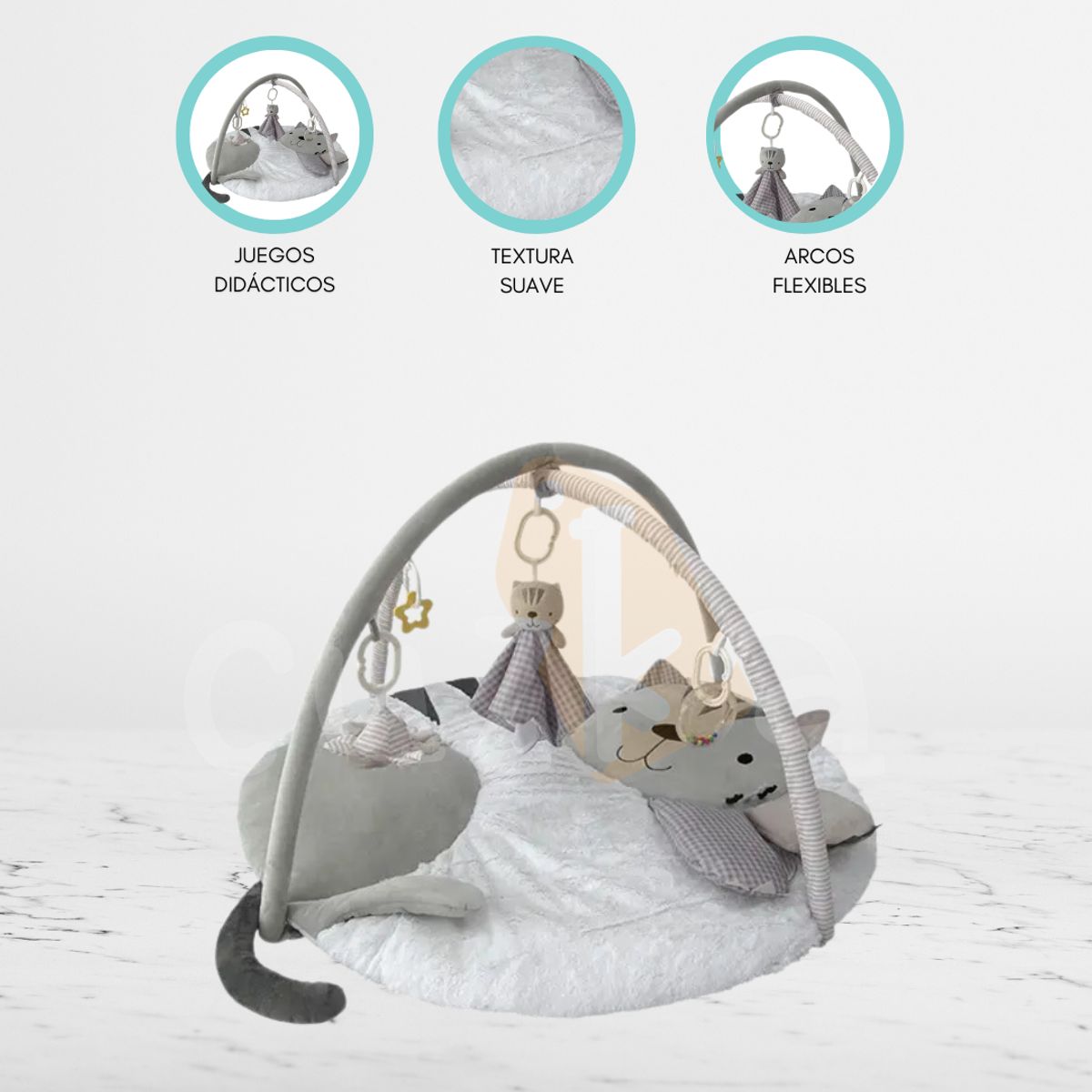 CARESTINO - Gimnasio Didáctico Para Bebé «GATITO»