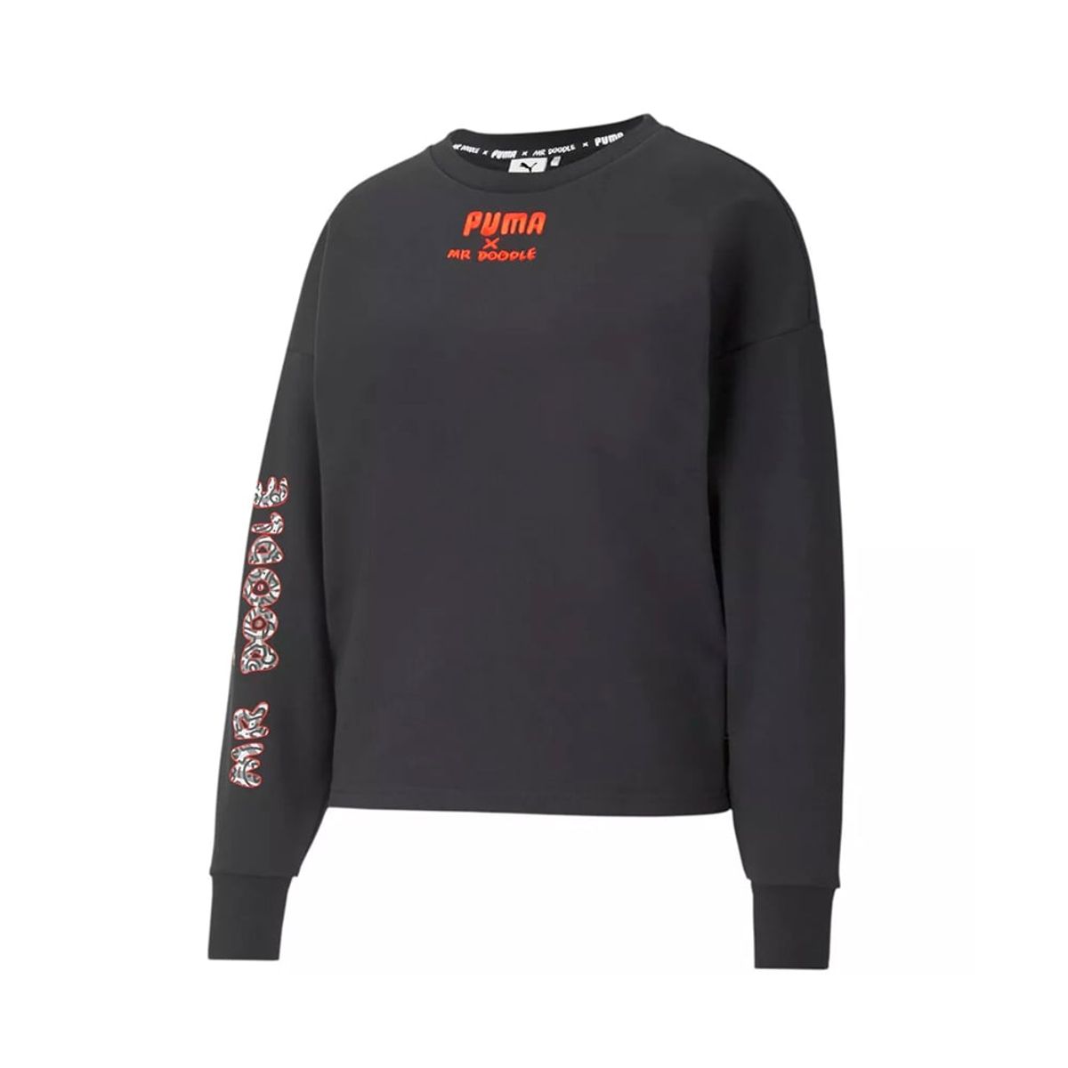 PUMA - Puma Polera Mujer Mr Doodle Black talla XS