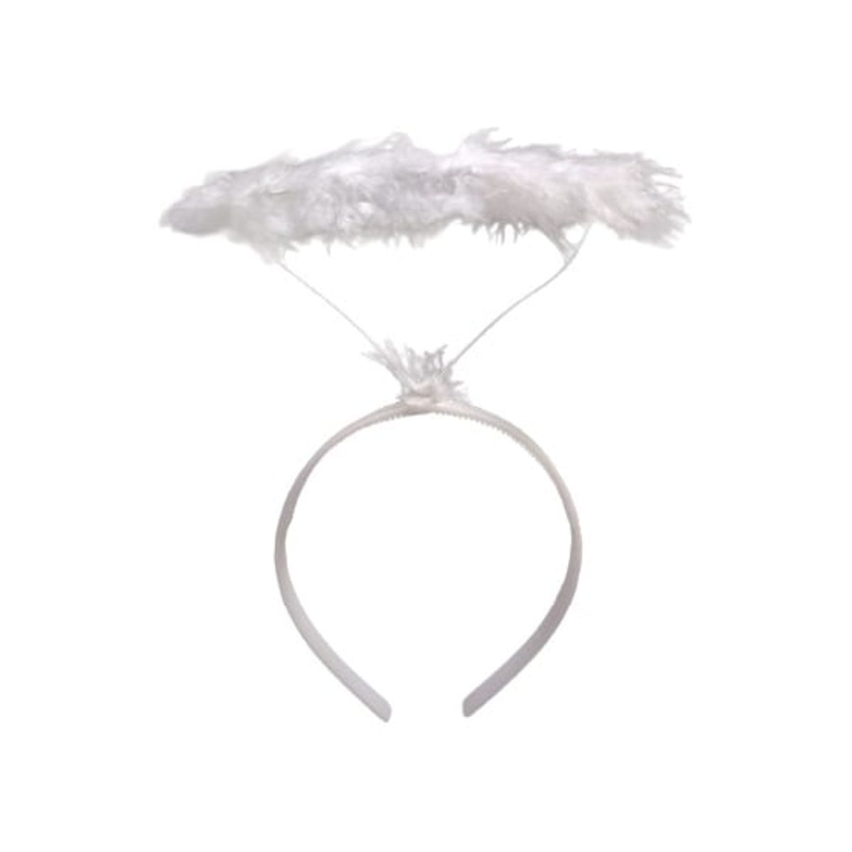 GENERICO - Vincha aureola ángel blanco disfraz Halloween angelito