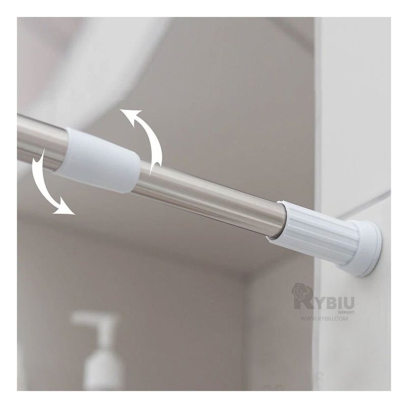 GENERICO - Tubo Ajustable Resistente para Ducha 140m a 260m Plomo