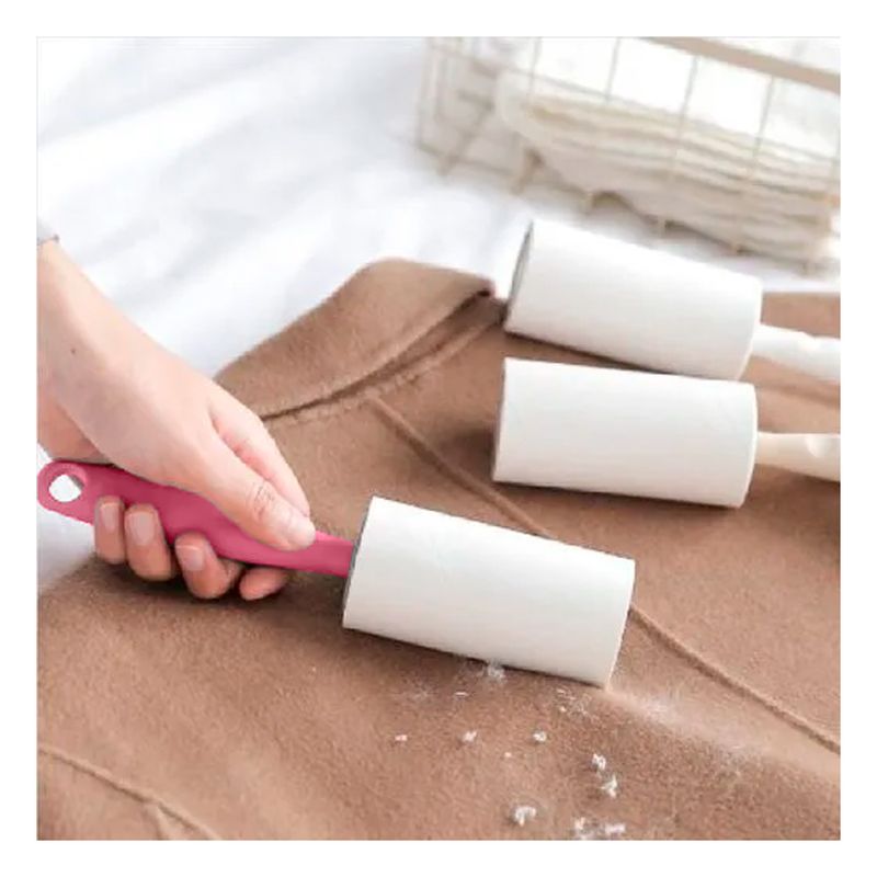 GENERICO - Articulo Ideal para Quitar Pelusa Rosado Y+Ligas de Regalo