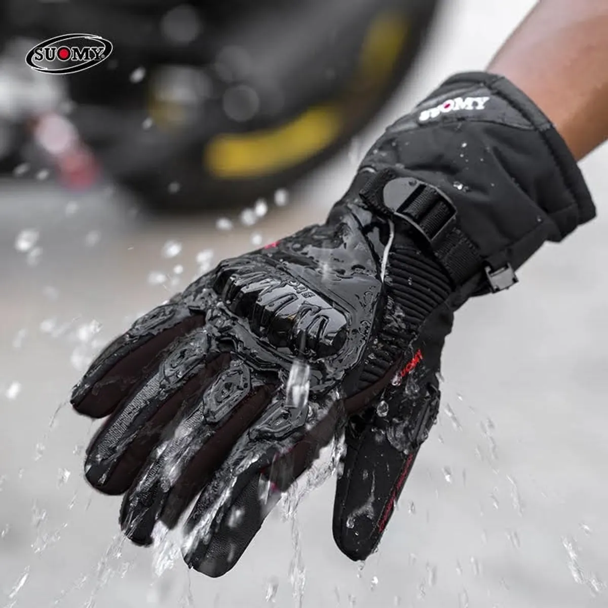 GENERICO - Guantes impermeables Termicos para moto - suomy XL