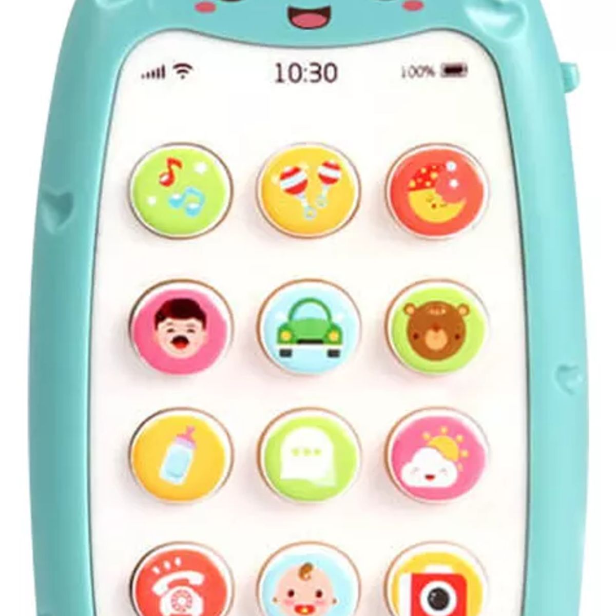 GENERICO - Celular didáctico para bebes Piña azul