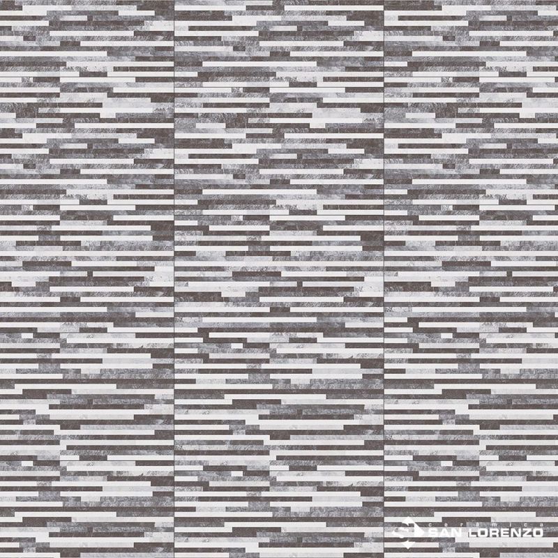 SAN LORENZO - Fachaleta Cerámica Harmory Gris 27X45CM 170m2