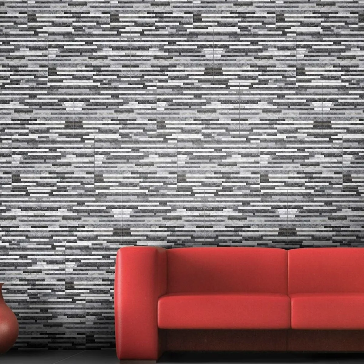 SAN LORENZO - Fachaleta Cerámica Harmory Gris 27X45CM 170m2