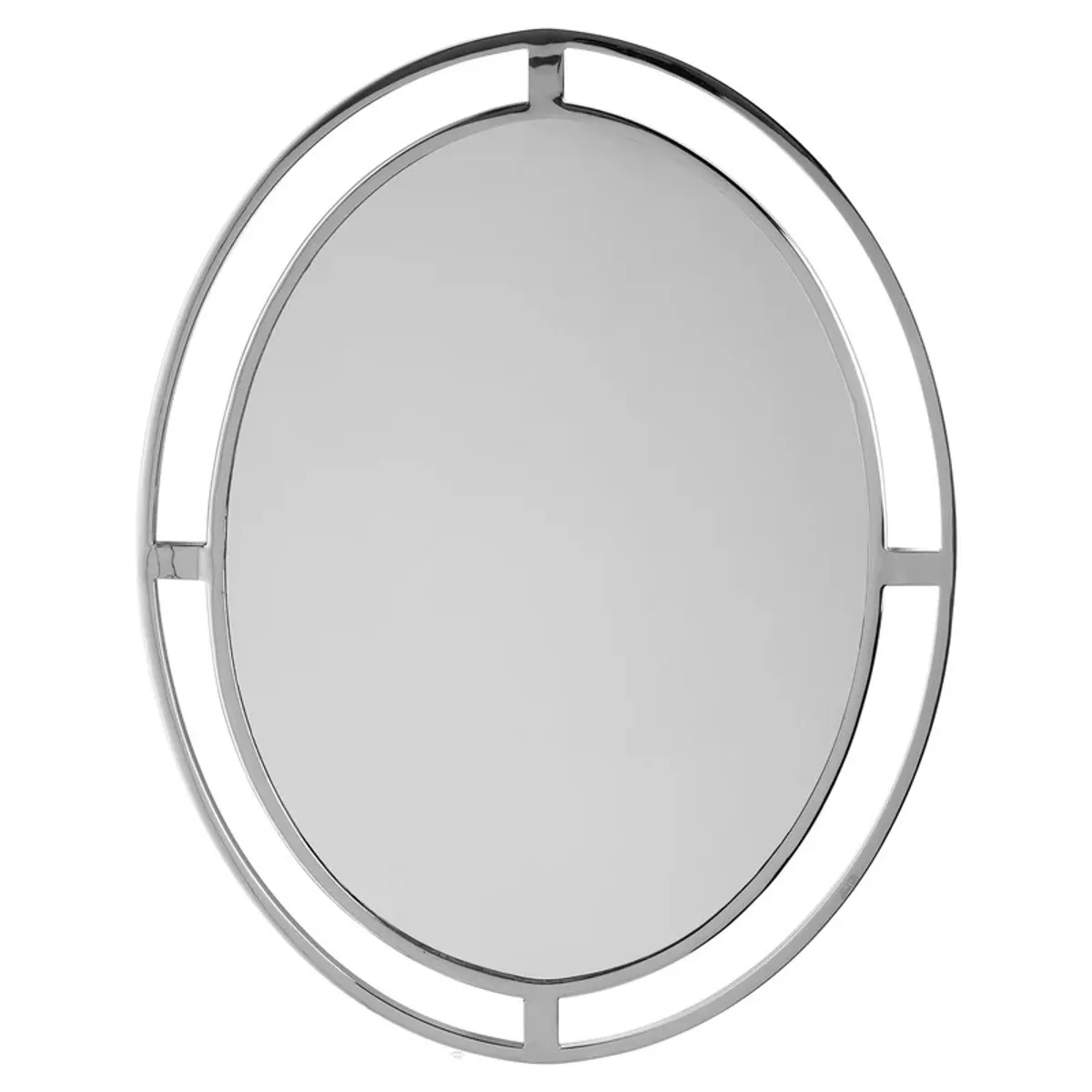 GENERICO - Espejo de Pared con Marco en Acero Inoxidable