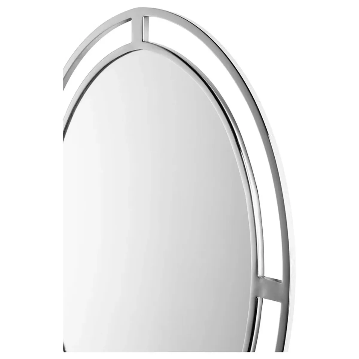 GENERICO - Espejo de Pared con Marco en Acero Inoxidable