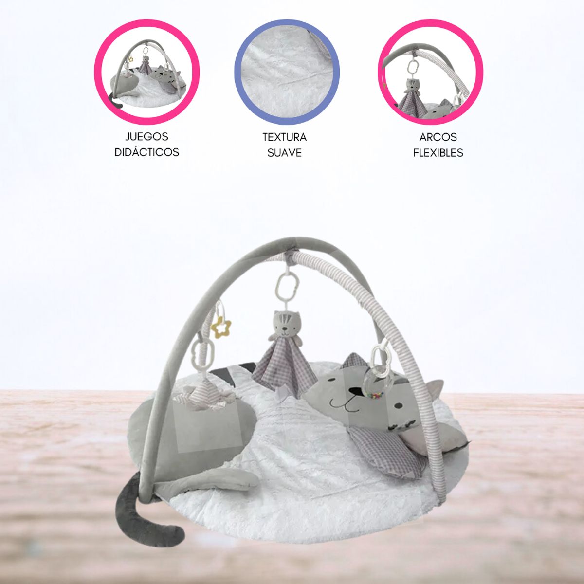 CUZKA - Gimnasio Didáctico Para Bebé «GATITO»