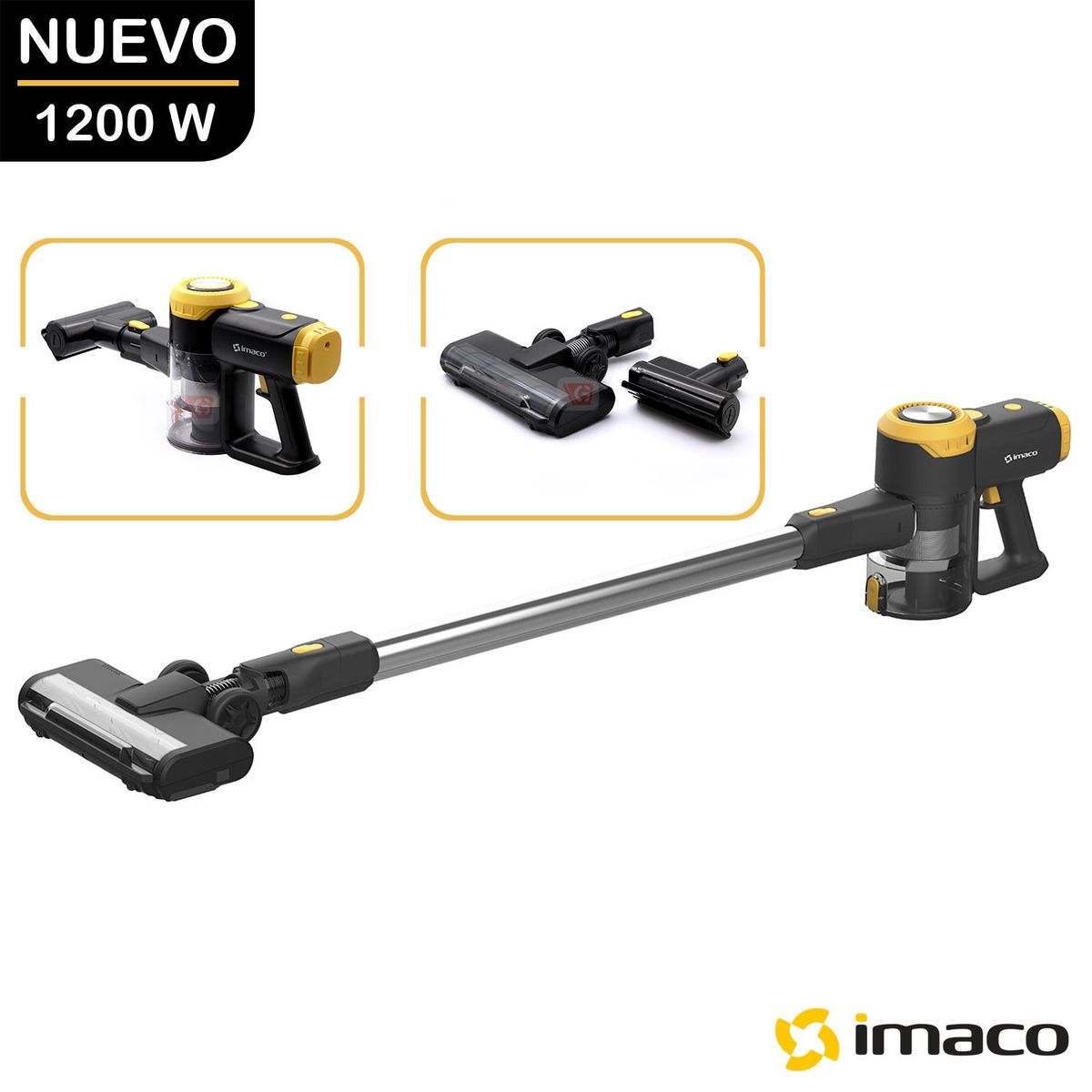 IMACO - Aspiradora Vertical Recargable 120W IA180M