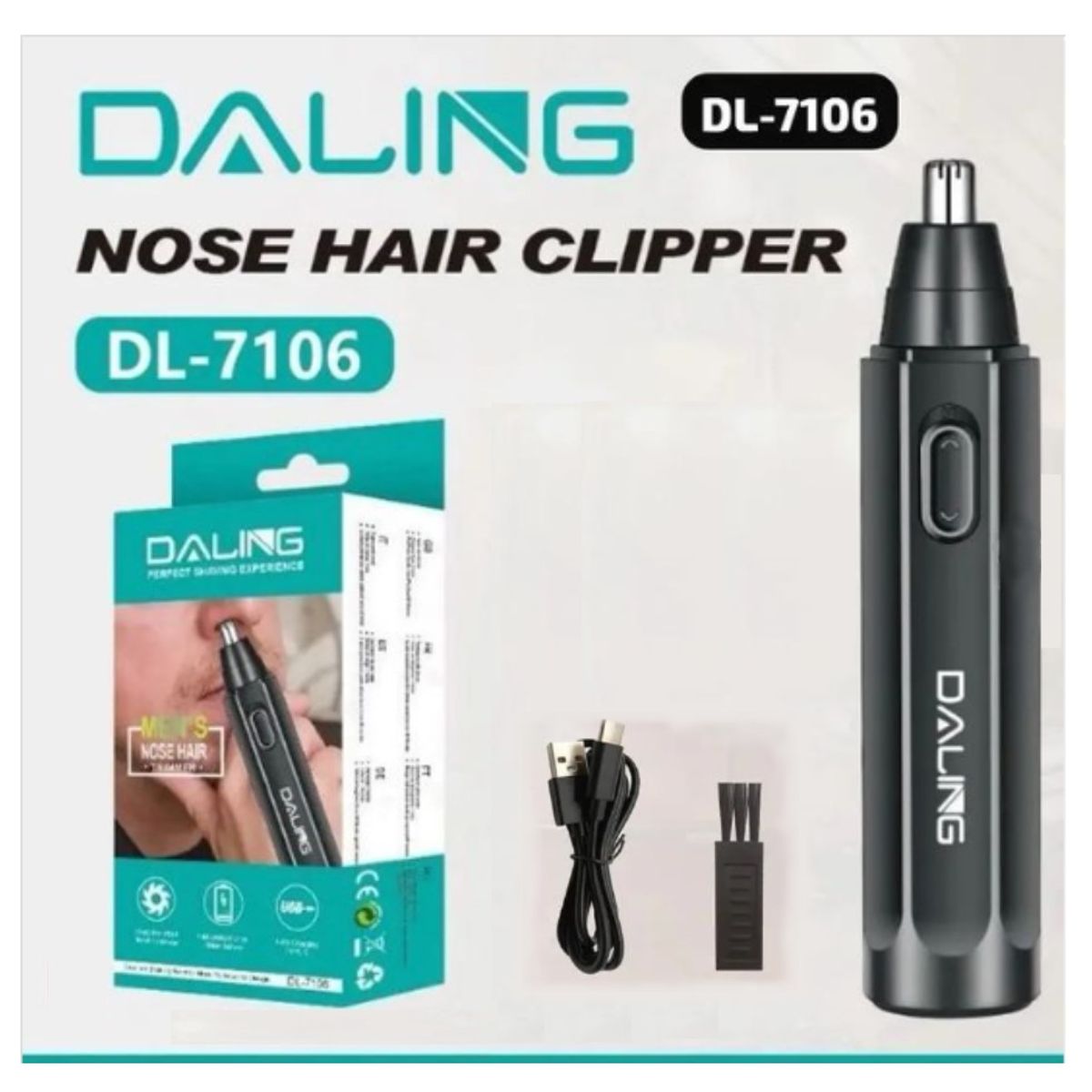 GENERICO - Cortador Depilador De Nariz Oídos Daling 7106