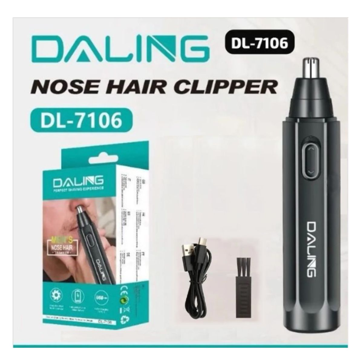 GENERICO - Cortador Depilador De Nariz Oídos Daling 7106