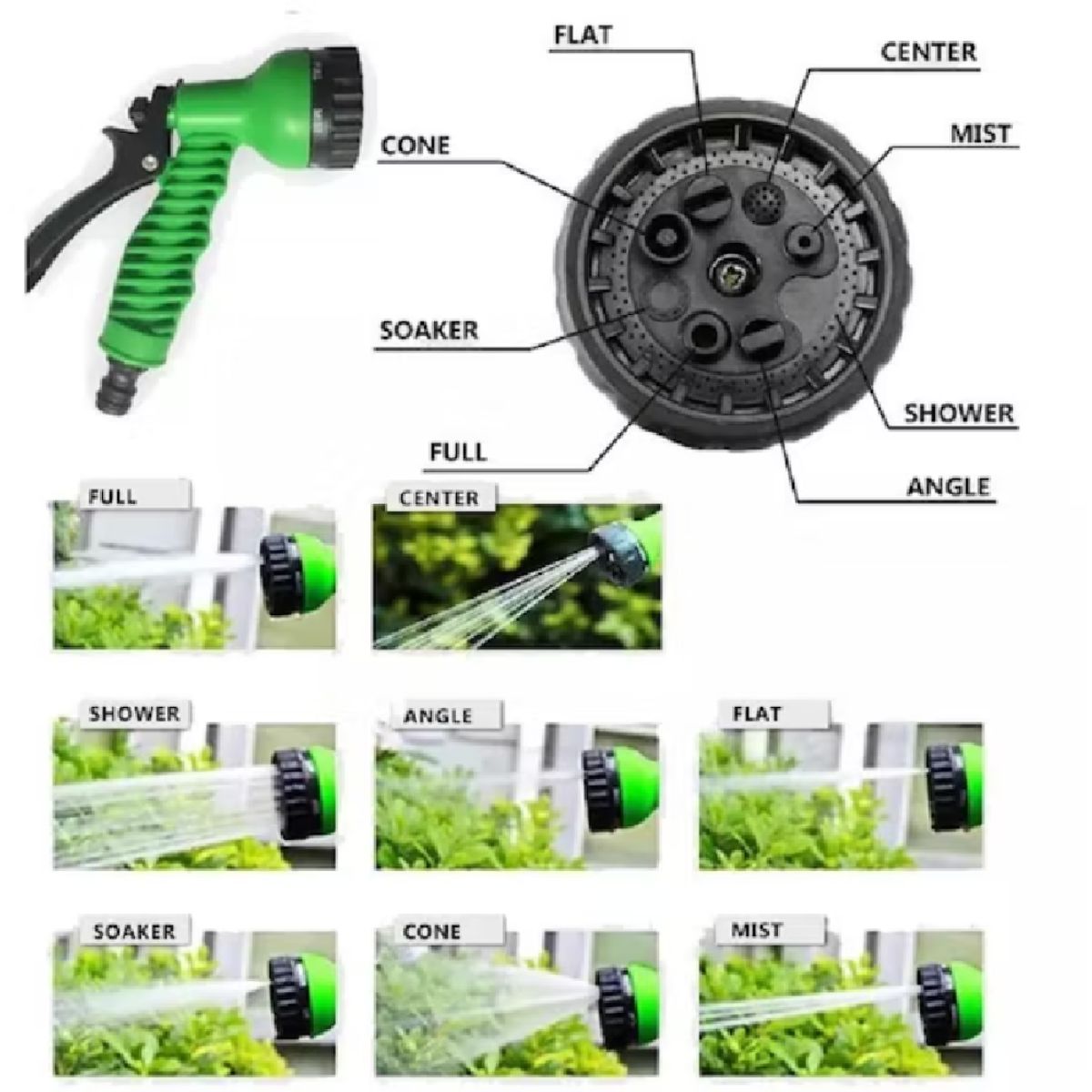 GENERICO - Manguera Expandible 30 Metros Magic Hose