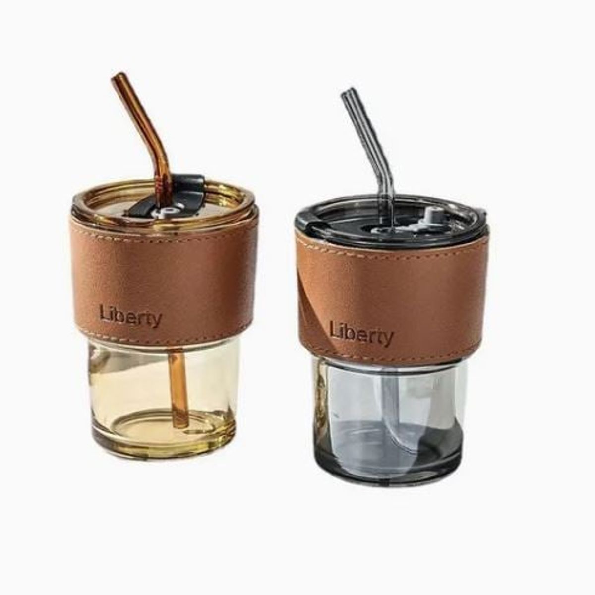 LIBERTY - Vaso Premium de Vidrio para Infusion Ahumado