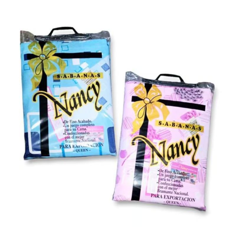 GENERICO - SÁBANAS NANCY DE 2 1/2 PLAZAS MUJER