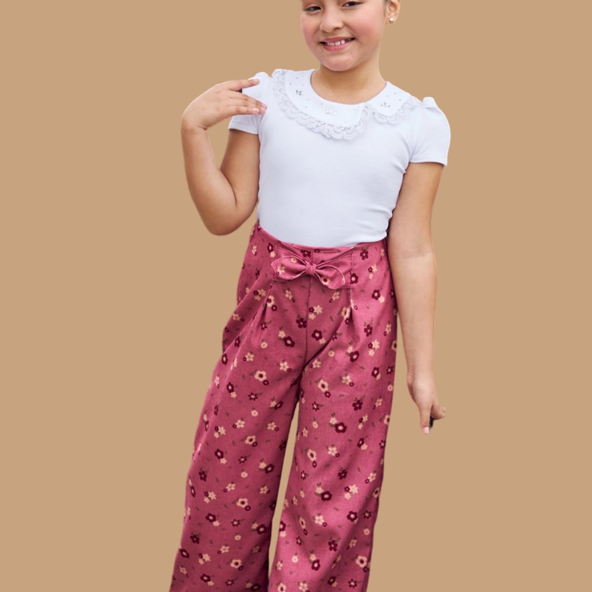 KIDS MASHMELO - Body para Niña con Cuello Bb y Volante - Kids Mahmelo