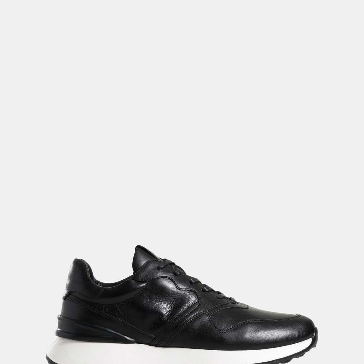 VELEZ - Vélez Tenis Cooper 3 De Cuero Para Hombre Spoiler Negro