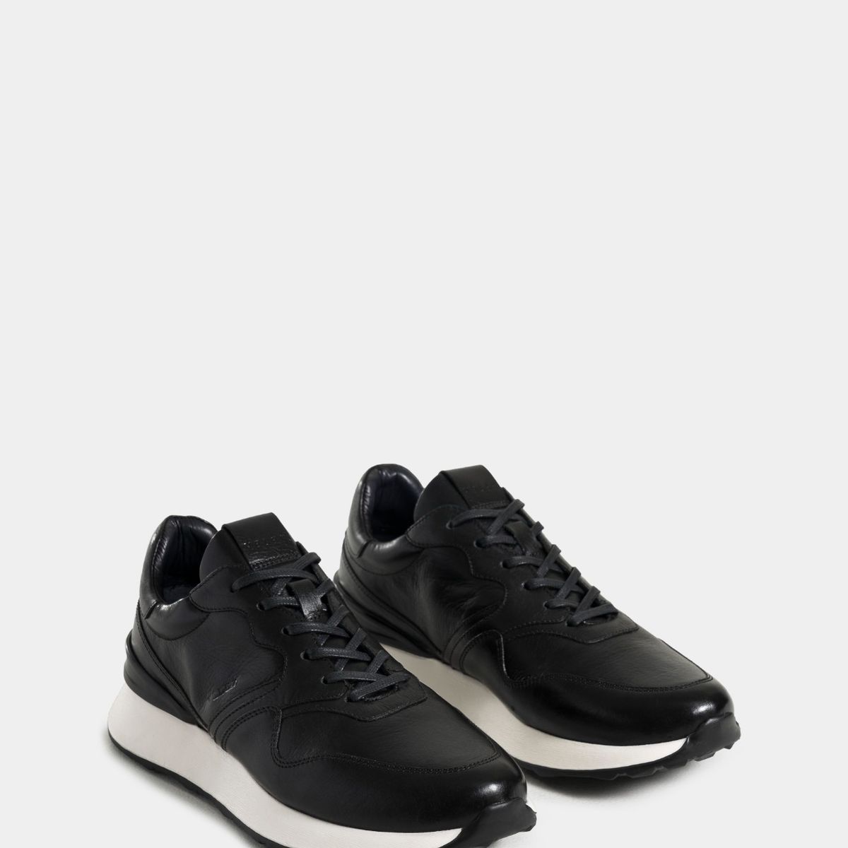 VELEZ - Vélez Tenis Cooper 3 De Cuero Para Hombre Spoiler Negro