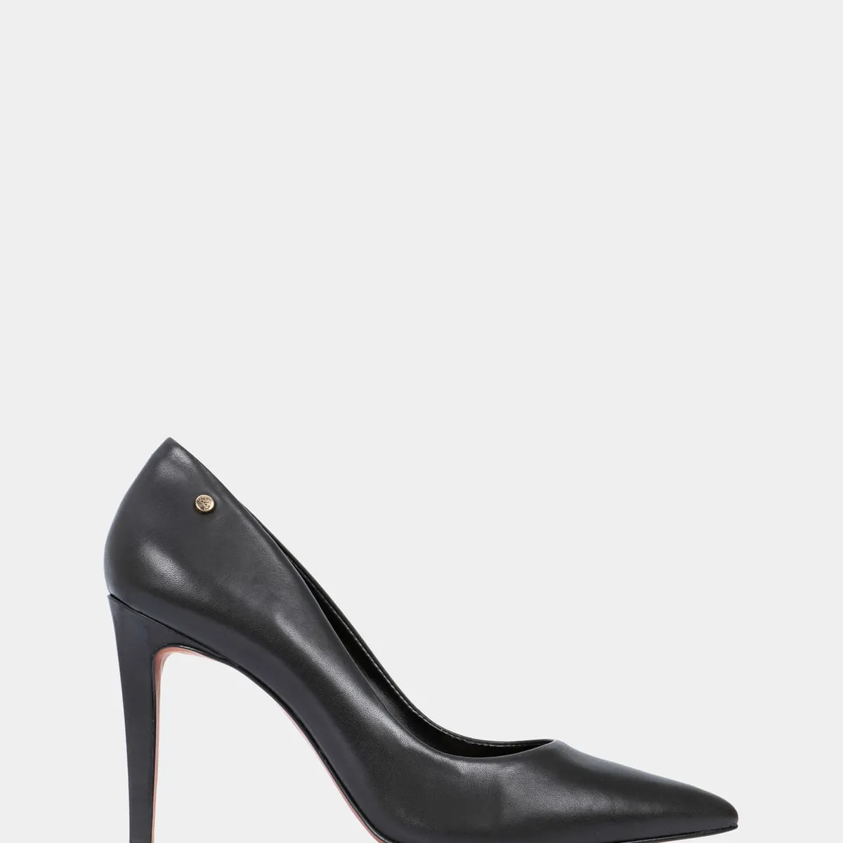 VELEZ - Vélez Tacones Cerrados De Cuero Liso Negro