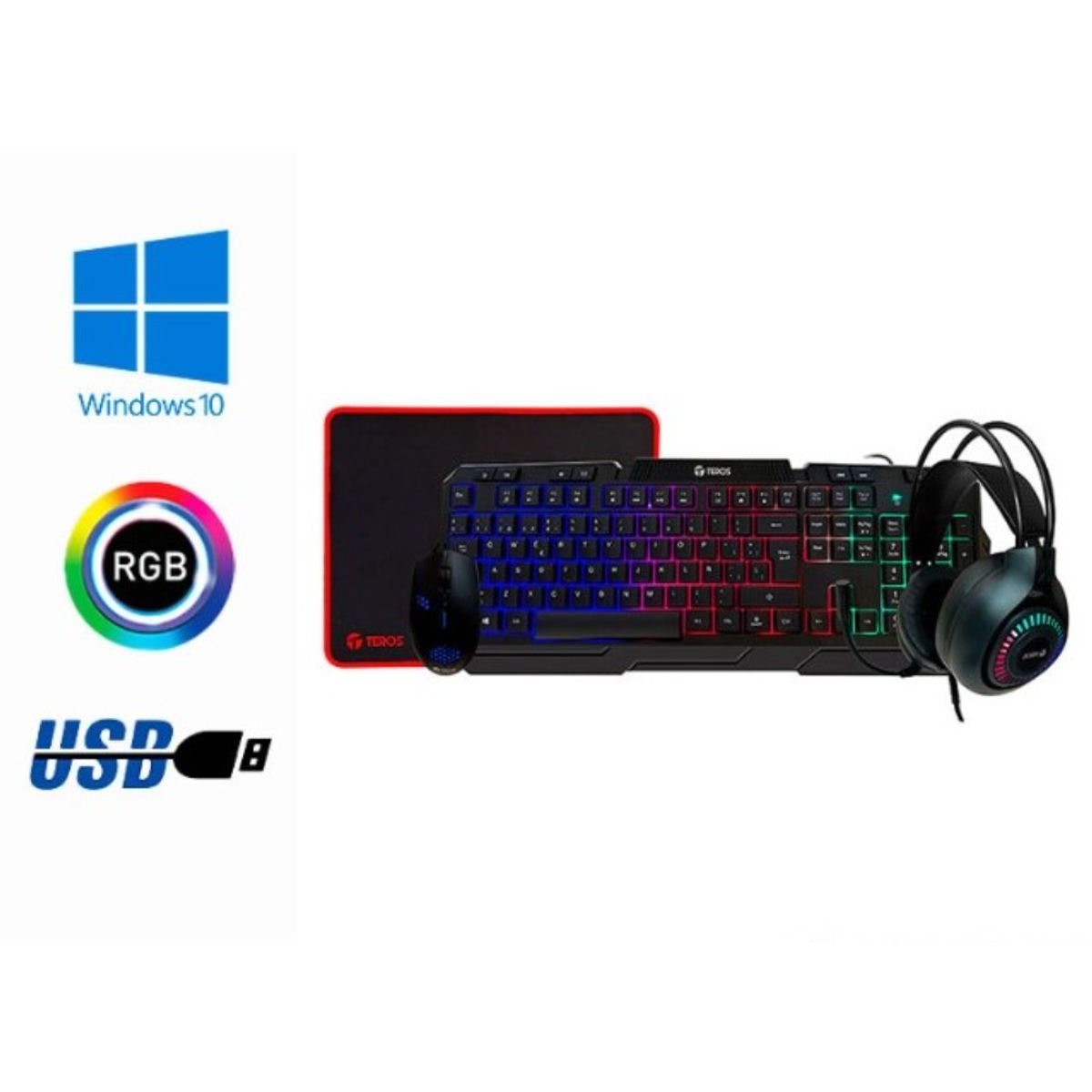 TEROS - Kit Teros Te-4063N-Color Negro