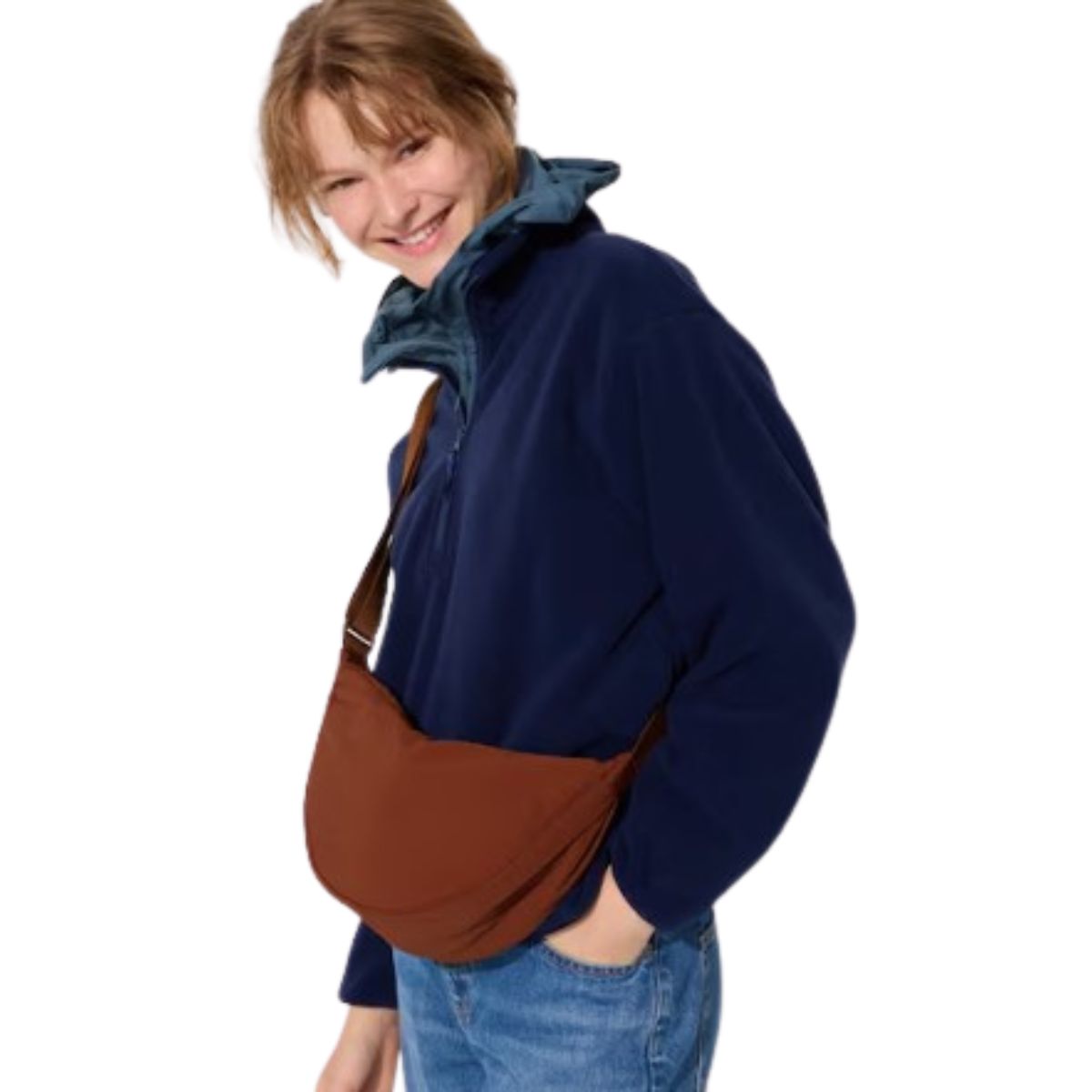 GENERICO - Bolso o Crossbody Redondeado UNIQLO impermeable