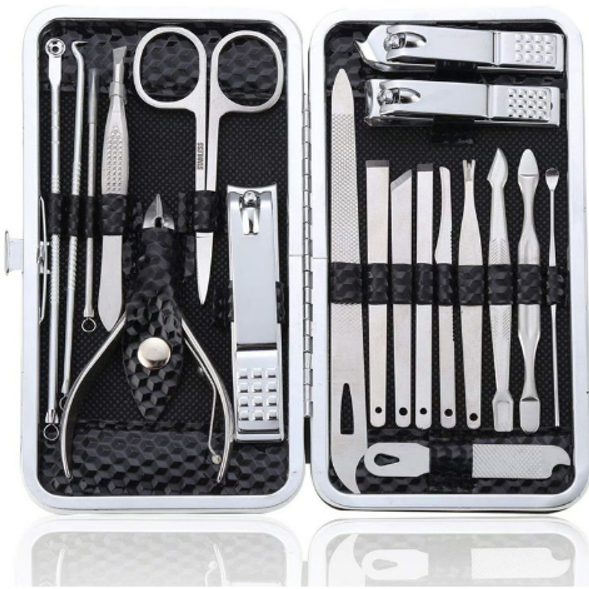 GENERICO - Manicure Pedicure Nail Care Set 19 Piezas Cutter Cuticle