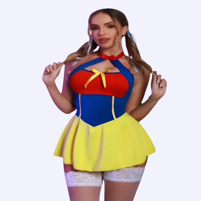 GENERICO - DISFRAZ VESTIDO PRINCESA  MUJER FANTASIA