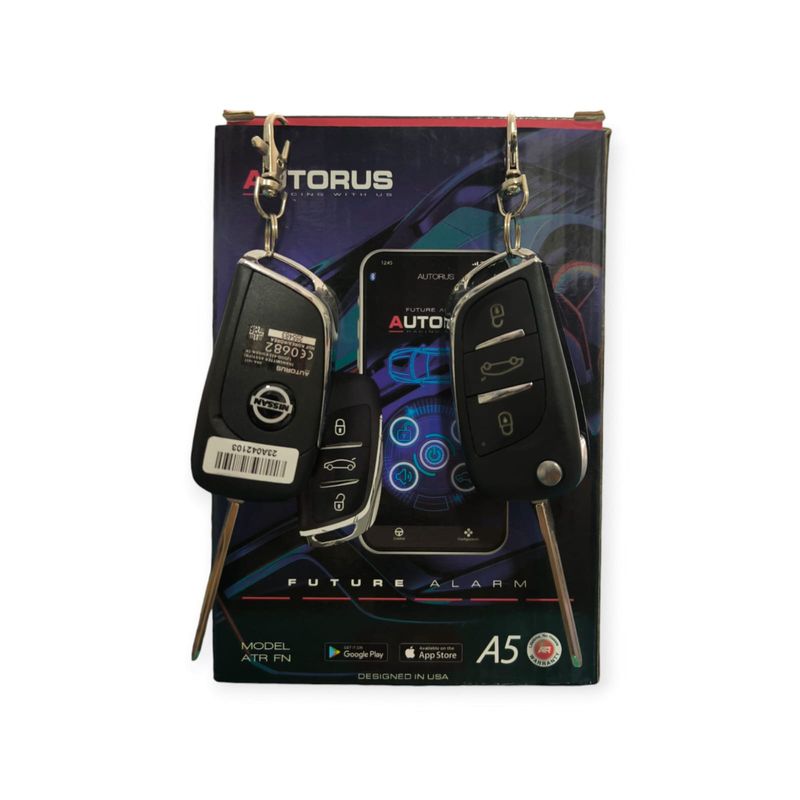 GENERICO - Alarma Con Llave Flip Toyota Con Aplicativo Bluetooth