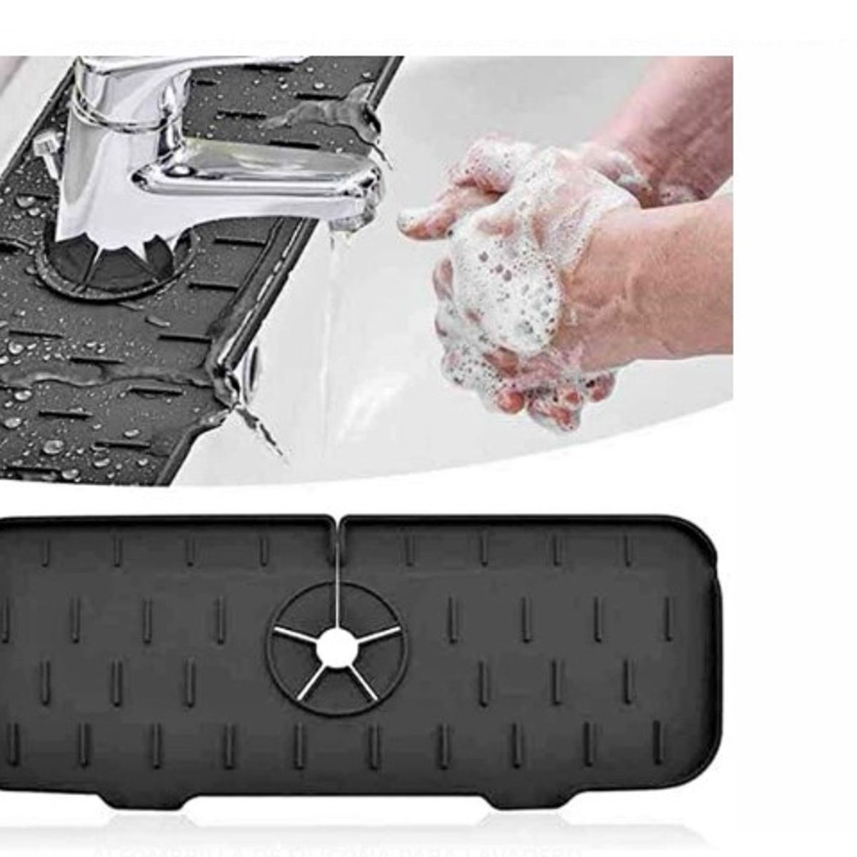 GENERICO - Tapete o bandeja de Silicona para fregadero cocina