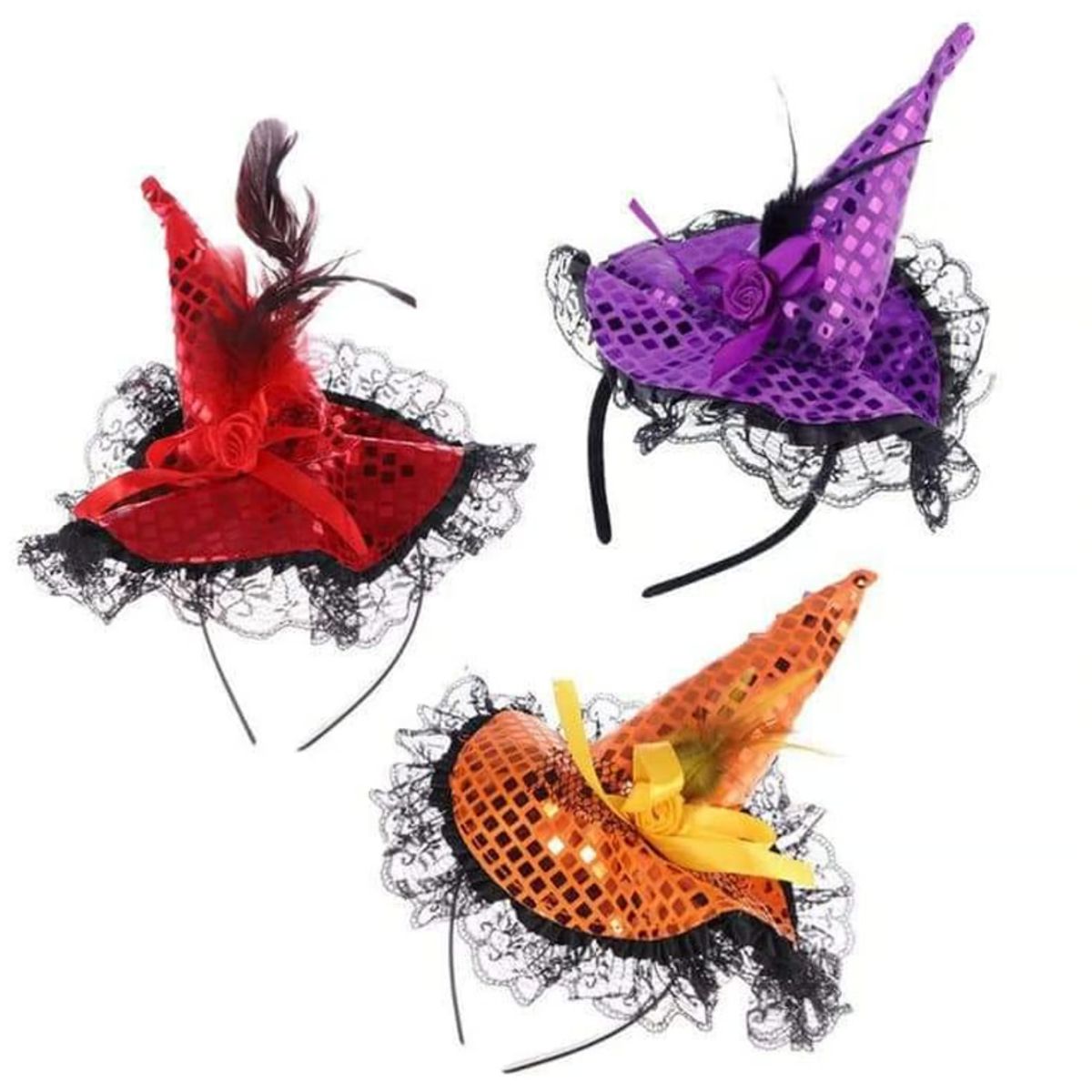 GENERICO - VINCHA DE BRUJA HALLOWEEN