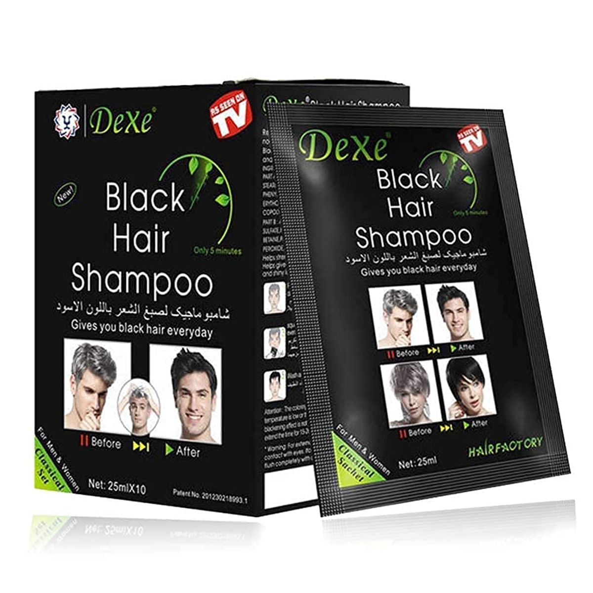 DEXE - Dexe Black Hair Shampoo 25ml x10