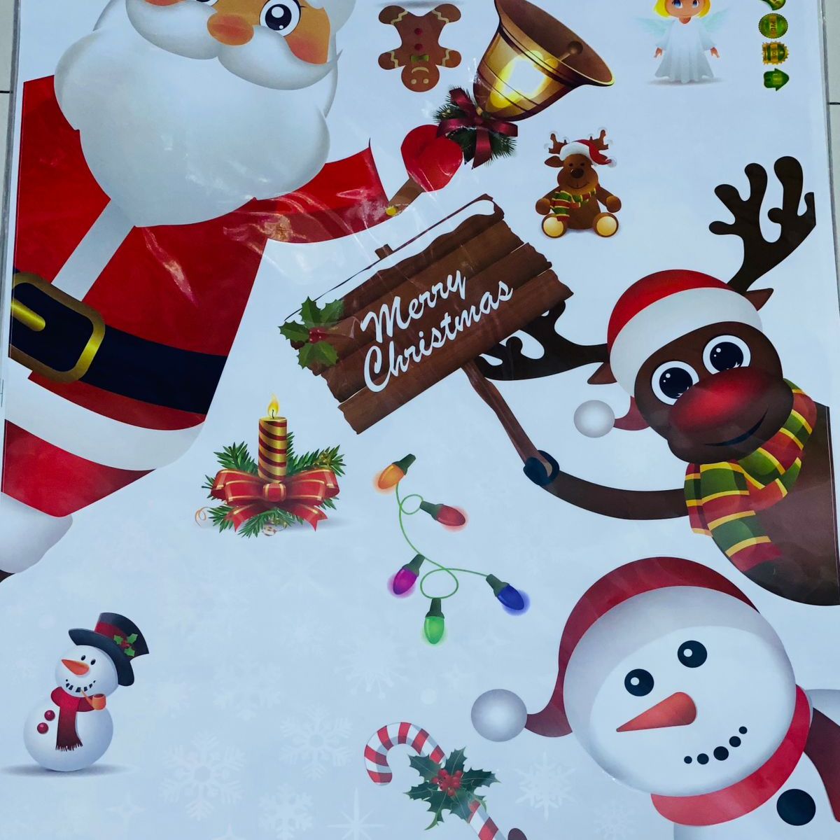 GENERICO - PEGATINA NAVIDEÑA - DECORA TUS VENTANAS