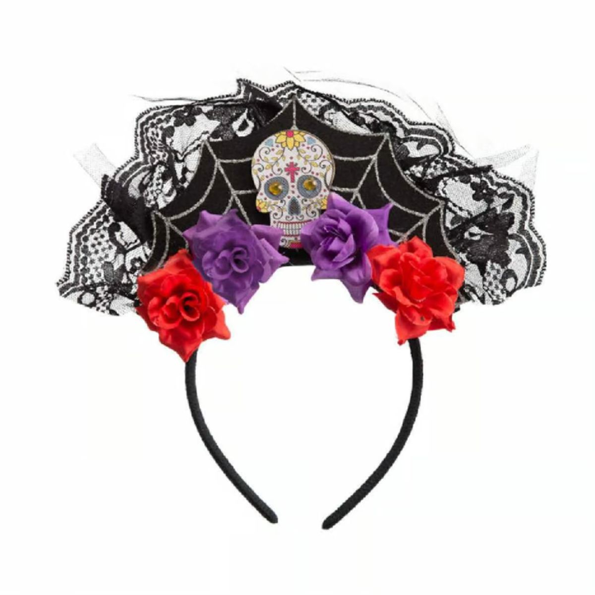 GENERICO - VINCHA CATRINA HALLOWEEN