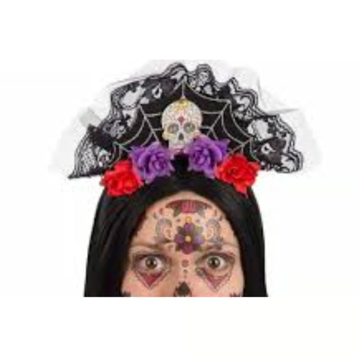 GENERICO - VINCHA CATRINA HALLOWEEN