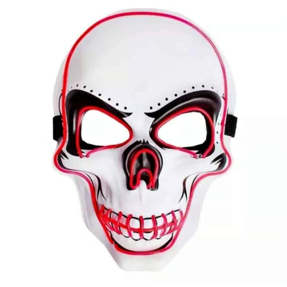 GENERICO - MASCARA CALAVERA LED HALLOWEEN