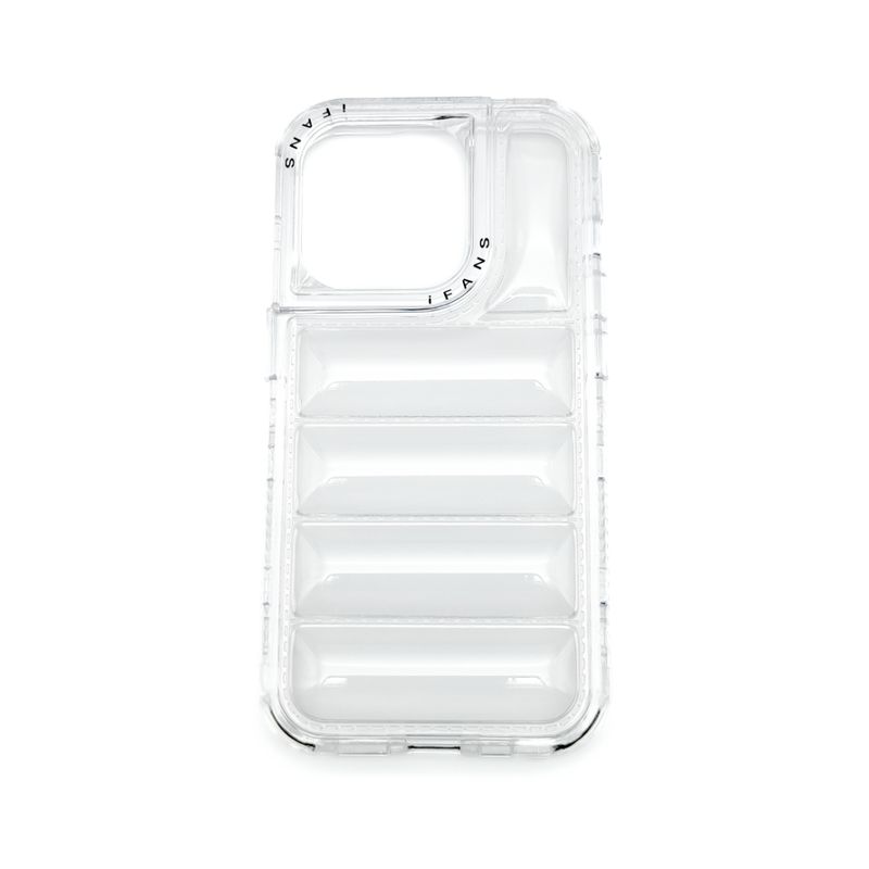 OEM - Case puffer 360 con 3 capas de protección -TRANSPARENTE - IPHONE 13